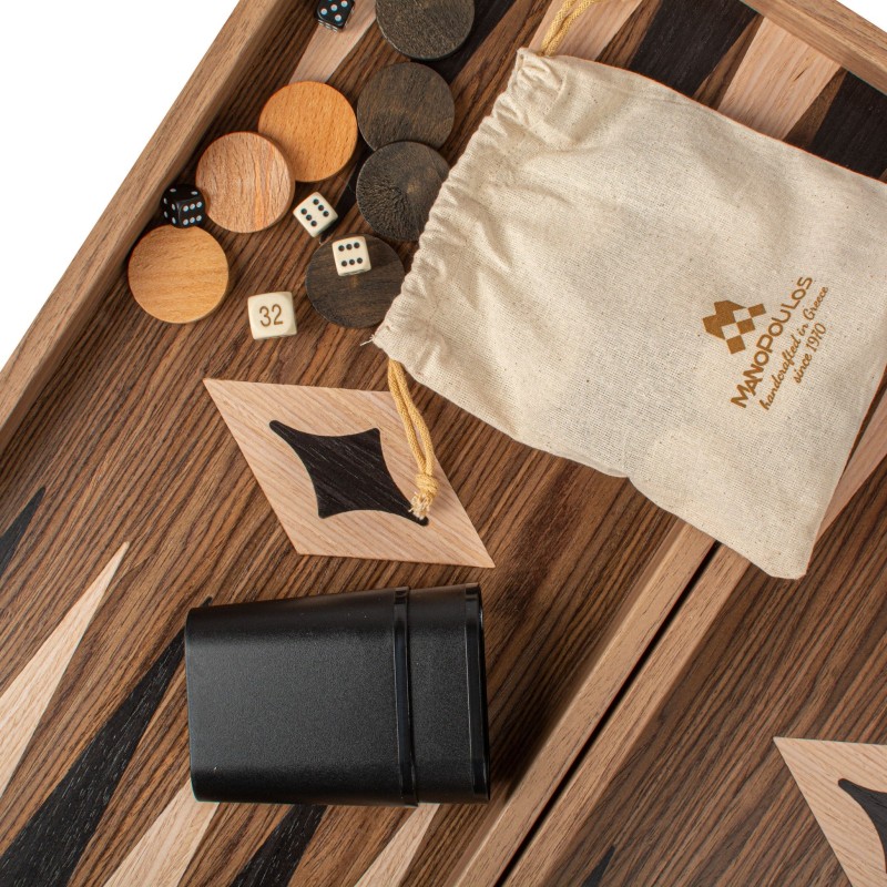 Τάβλι Σετ Καρυδιά 48 x 26 cm