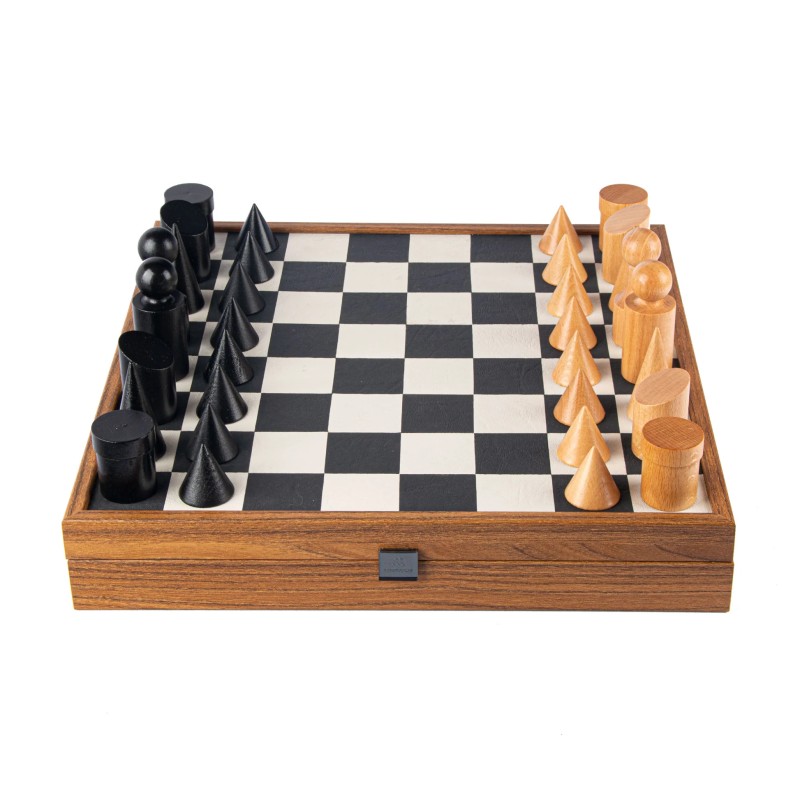 Σετ Σκακιού Bauhaus Μαύρο & Λευκό – 40x40 εκ.