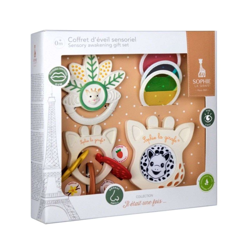 Σόφι καμηλοπάρδαλη Σετ δώρου "Sensory awakening gift set"