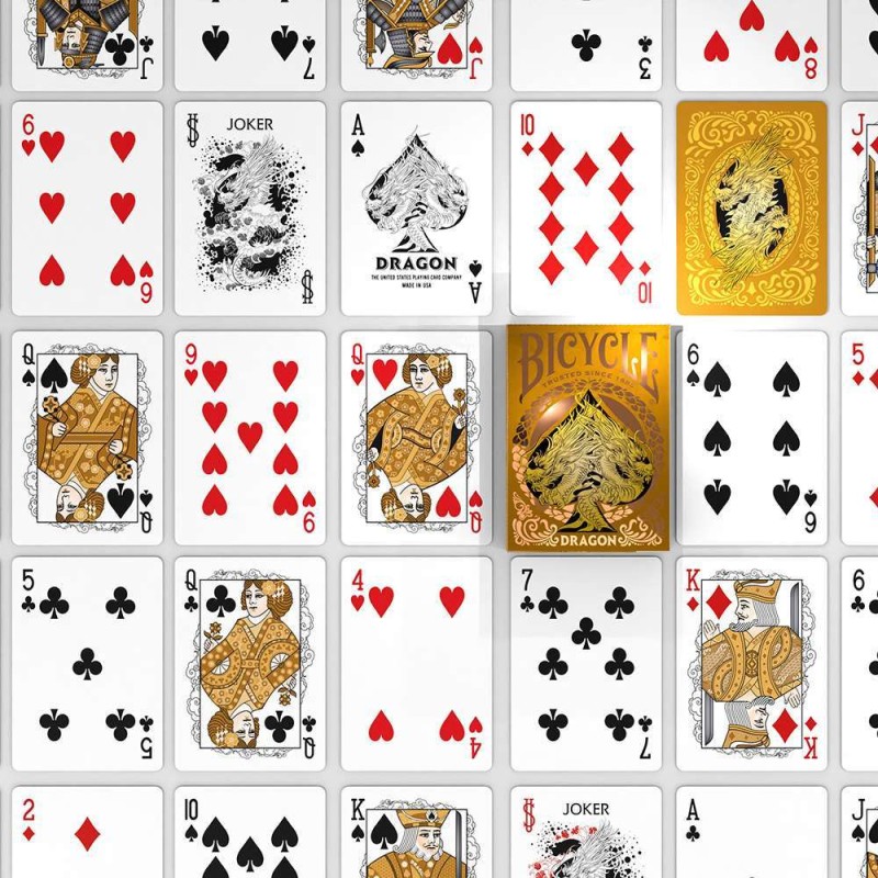 Τράπουλα Bicycle Gold Dragon