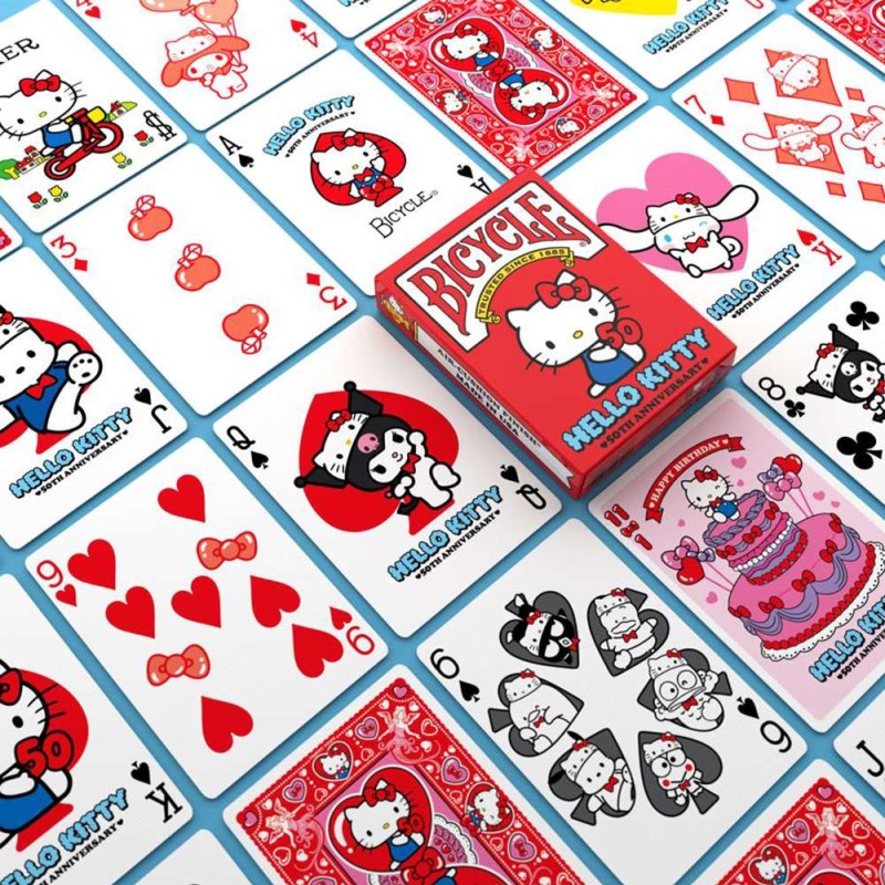 Τράπουλα Bicycle Hello Kitty 50th Anniversary