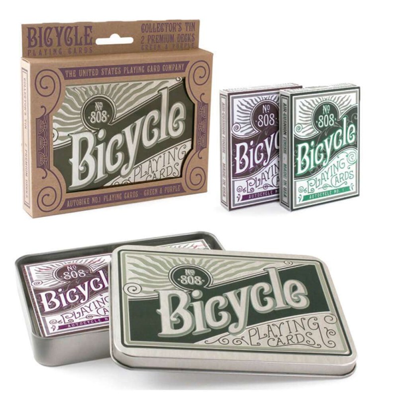 Τράπουλα Bicycle Retro Tin Gift Set