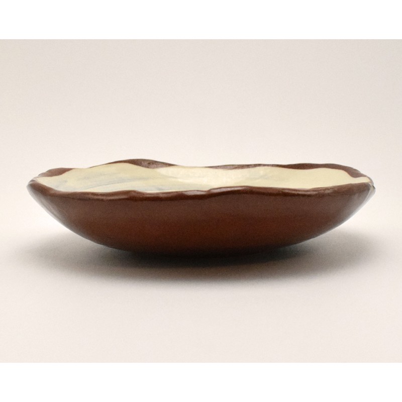 Ελεύθερο μπολ ρηχό κόκκινος πηλός σαρδέλα