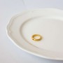 Δαχτυλίδι shiny disk επίχρυσο