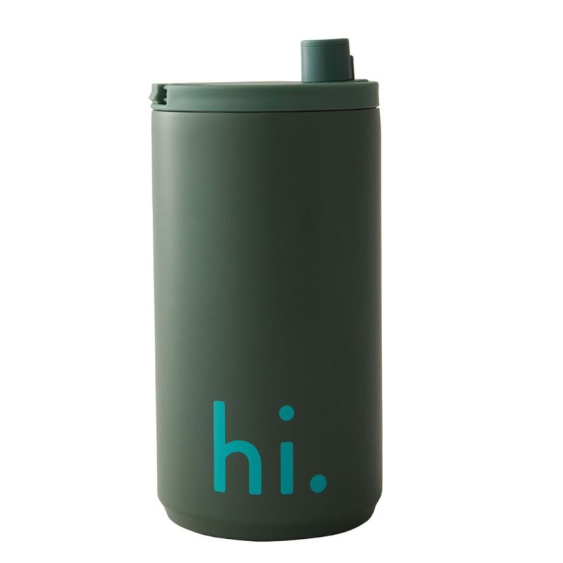 Θερμός ποτήρι από ανοξείδωτο ατσάλι Ecozen "Hi." 350ml