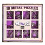 10 Metal Puzzles Purple Set