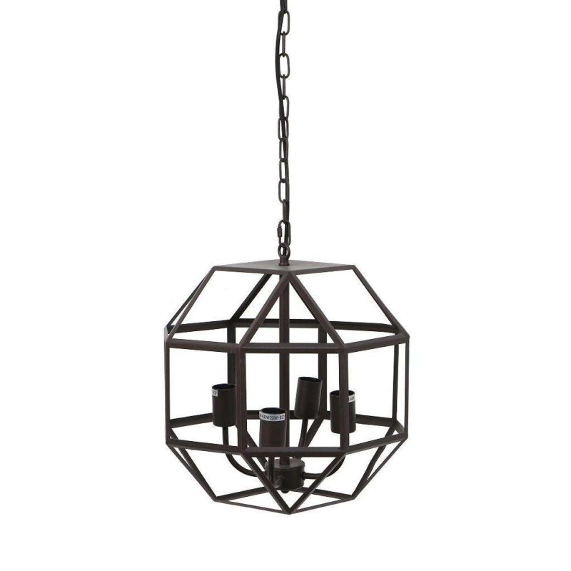 Φωτιστικό οροφής μεταλλικό μονόφωτο μαύρο