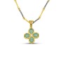 Μενταγιόν Ασημένιο Pear Shaped Κρυσταλλα Swarovski και Ζιργκόν