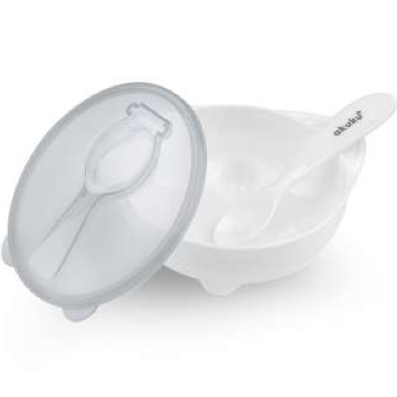 Μπολάκι με Κουτάλι Λευκό