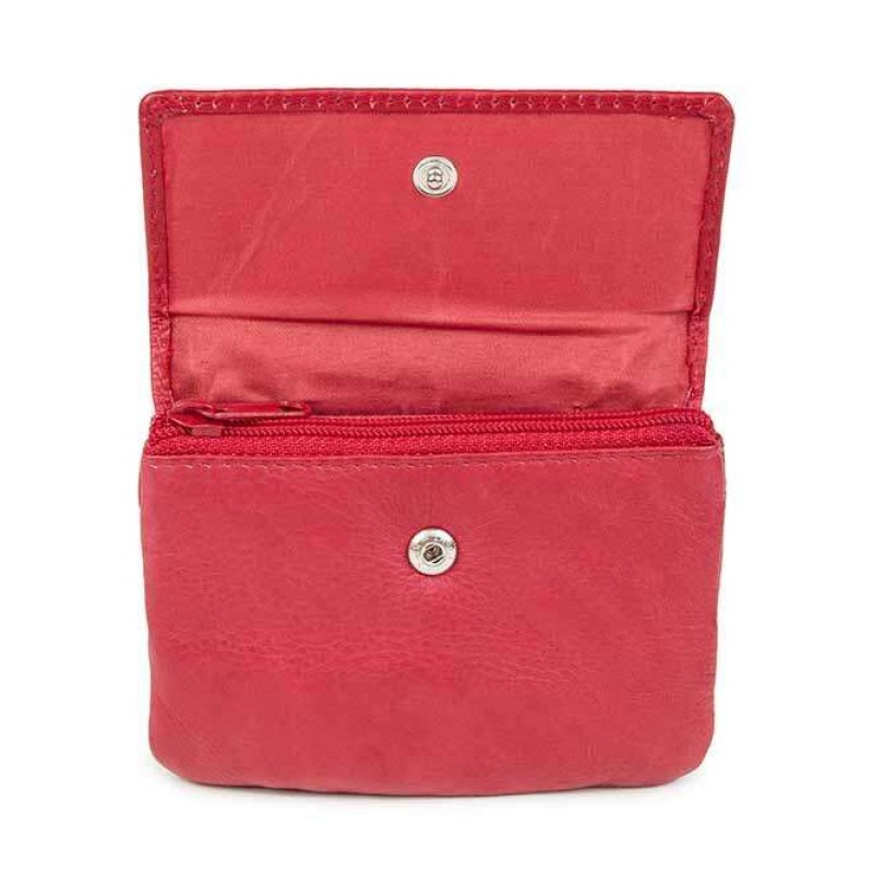 Δερμάτινο πορτοφόλι κόκκινο