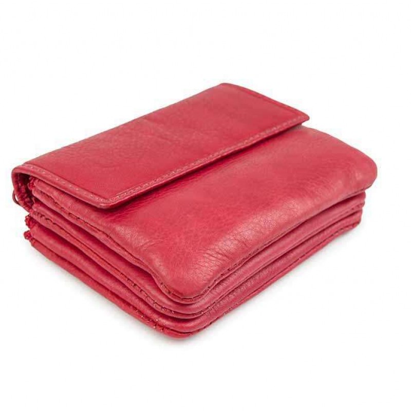 Δερμάτινο πορτοφόλι κόκκινο