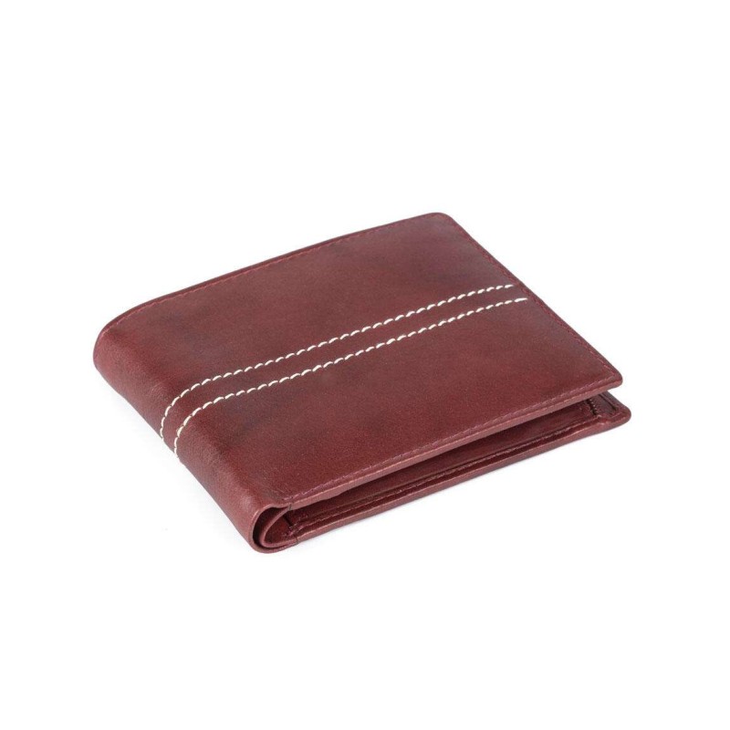 Δερμάτινο πορτοφόλι μπορντό