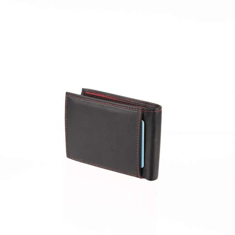 Δερμάτινο πορτοφόλι μαύρο