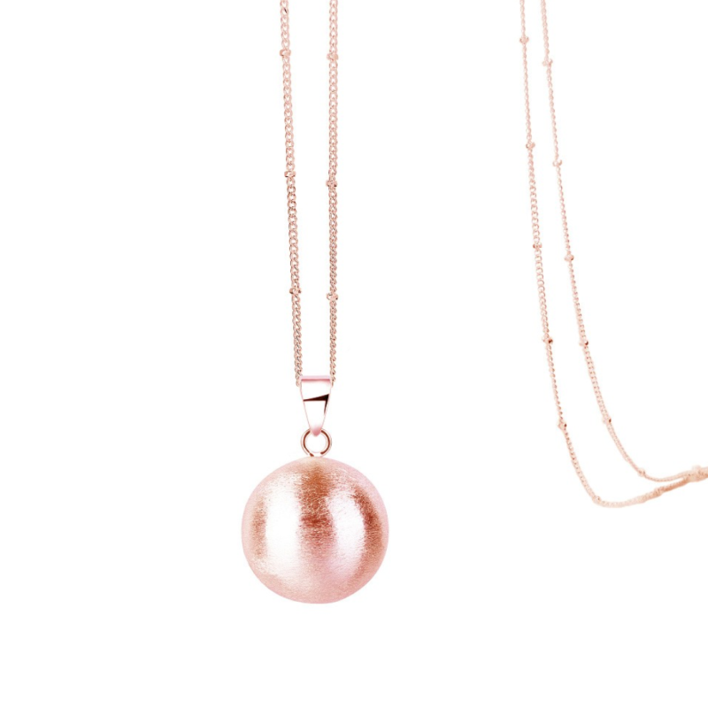 Μενταγιόν Εγκυμοσύνης Bola με Pure Elegance Rose Gold