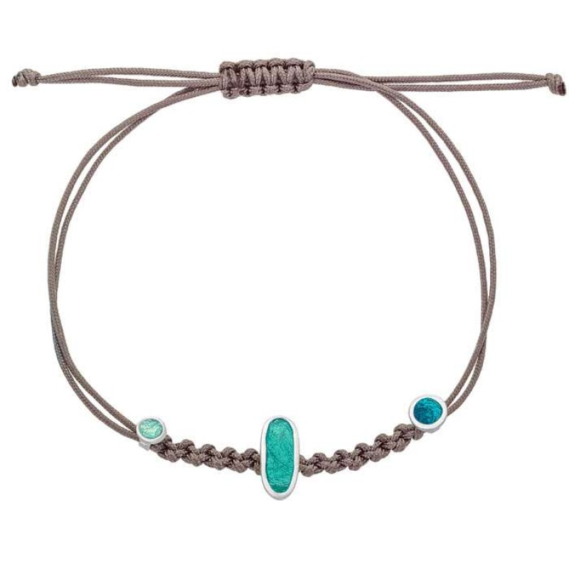 Βραχιόλι με στρογγυλά και οβάλ στοιχεία