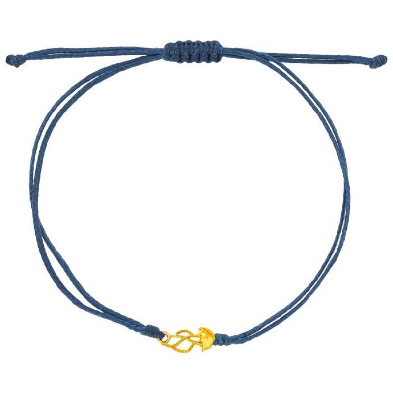 Βραχιόλι με επίχρυση μέδουσα