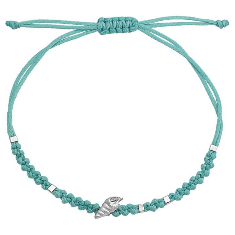 Βραχιόλι με ασημένιο κοχύλι