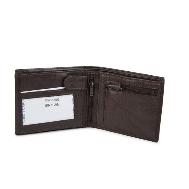 Δερμάτινο πορτοφόλι Μαύρο CA-8-900