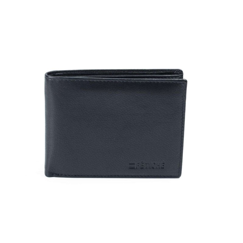 Δερμάτινο πορτοφόλι μαύρο