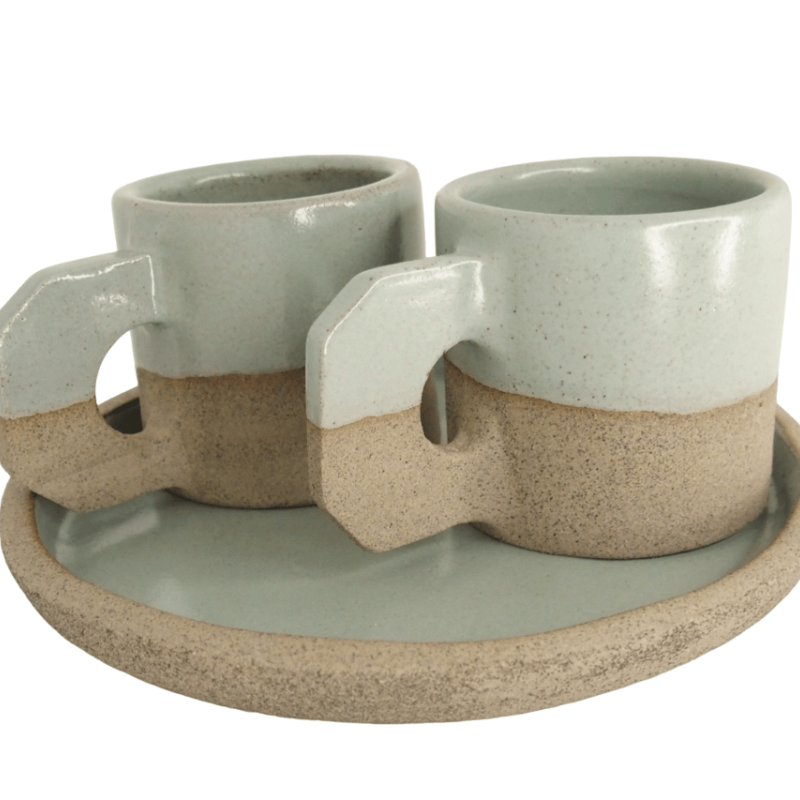 Σετ κουπάκια εσπρέσσο με πιατάκι