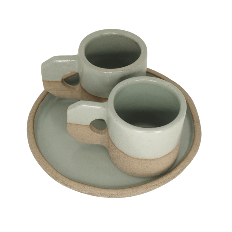 Σετ κουπάκια εσπρέσσο με πιατάκι