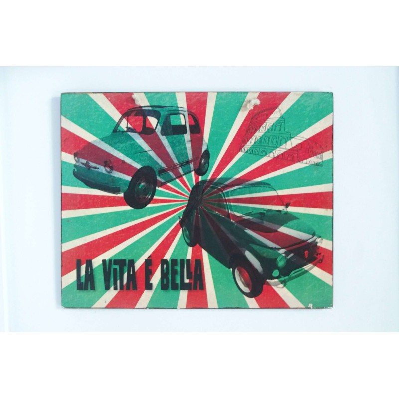 Πινακίδα ""La vita e bella"