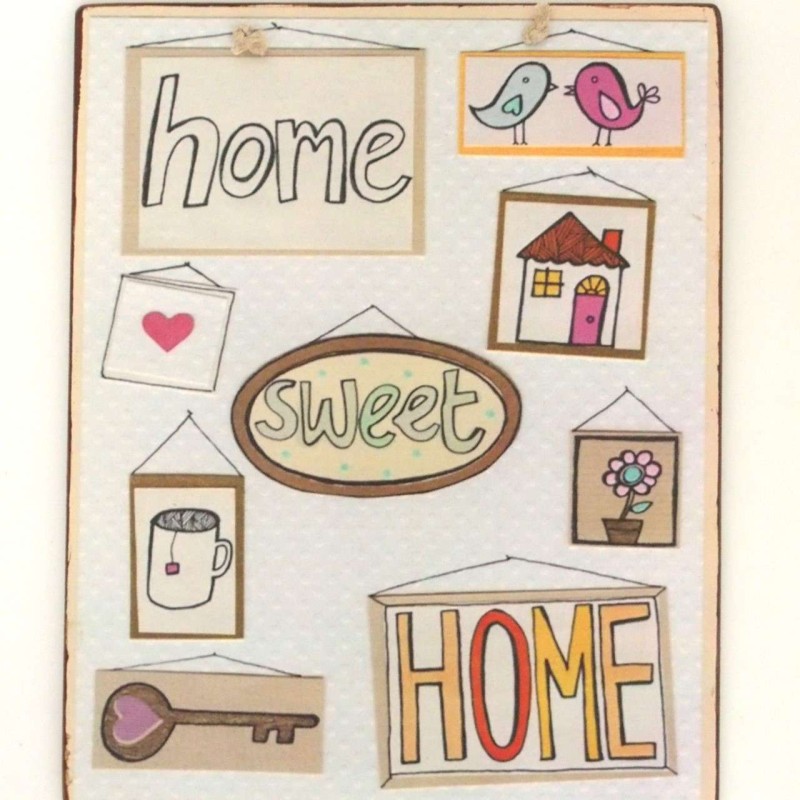 Πινακίδα "Home sweet home"