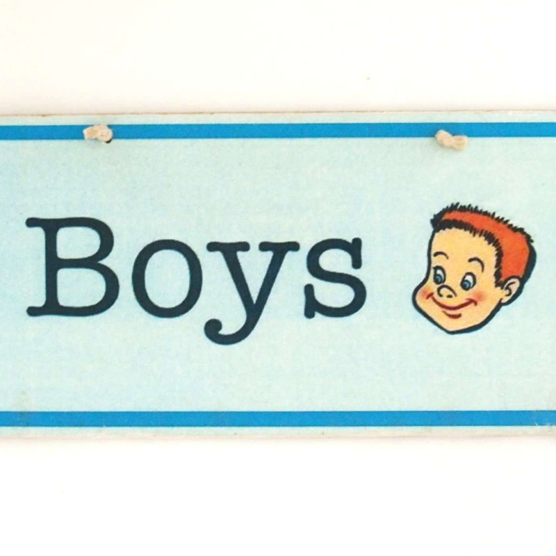Πινακίδα "Boys"
