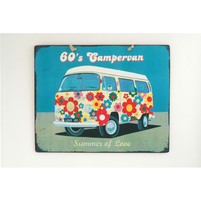 Πινακίδα "60's Campervan"
