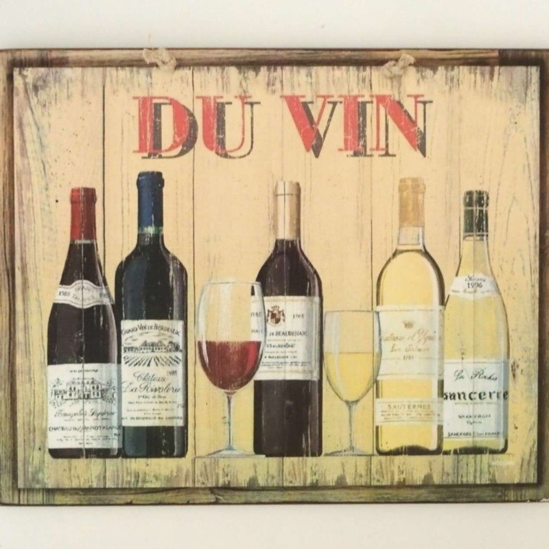 Πινακίδα "Du Vin"