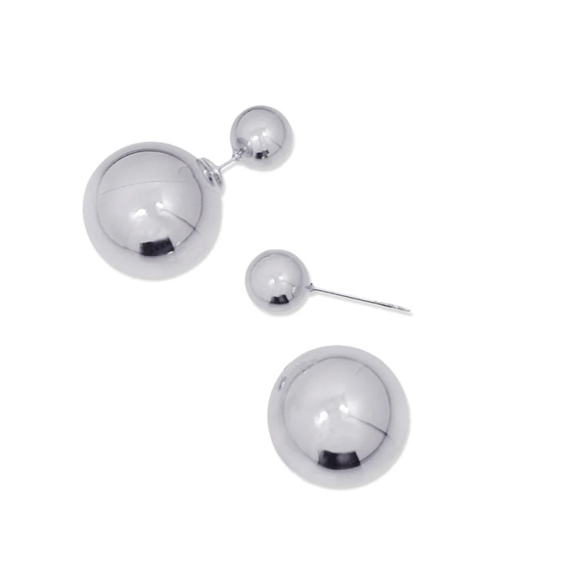 Σκουλαρίκια ατσάλινα Orbit Sphere