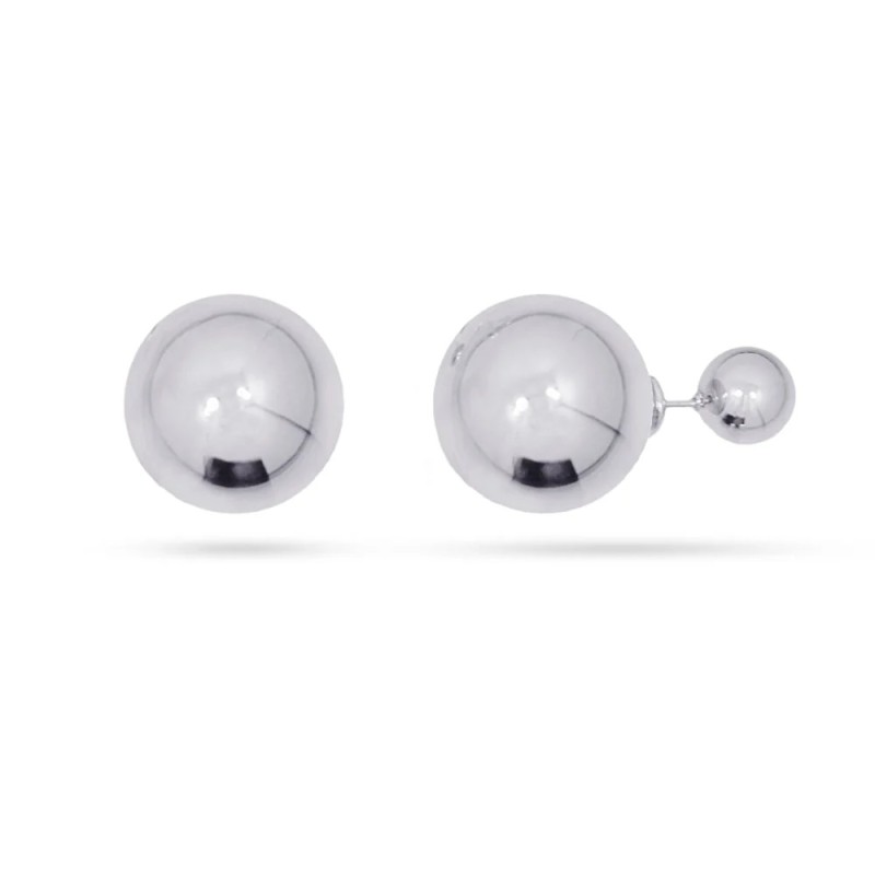 Σκουλαρίκια ατσάλινα Orbit Sphere