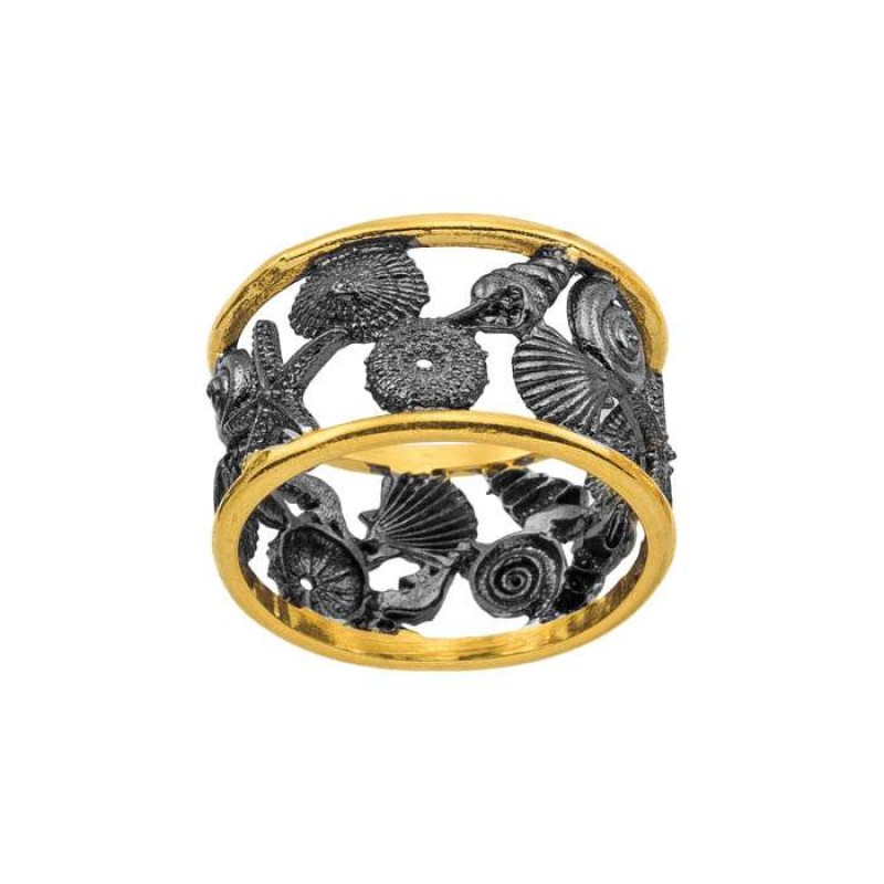 Δαχτυλίδι με στοιχεία της θάλασσας