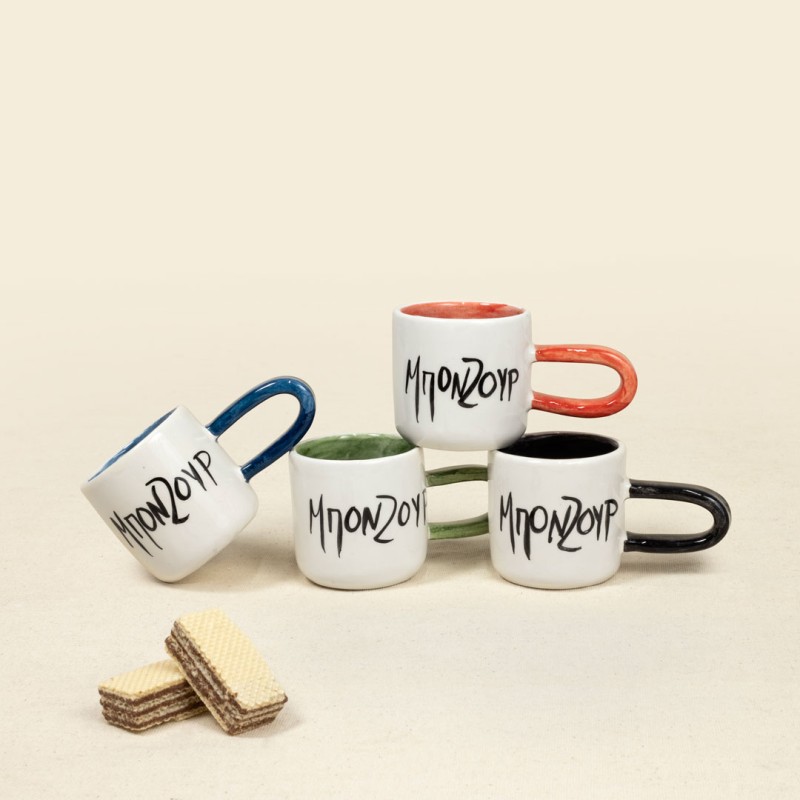 Κούπα εσπρέσσο κεραμική "Ξύπνα"