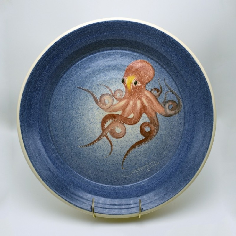 Πιάτο βαθύ με χταπόδι