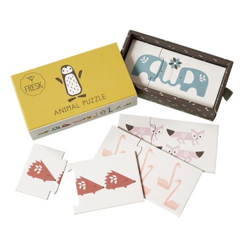 Παιχνίδι μνήμης παζλ Ζωάκια 10τμχ