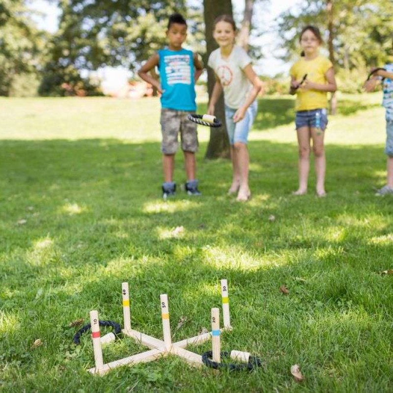 Ξύλινο παιχνίδι Κρίκων Ring Toss