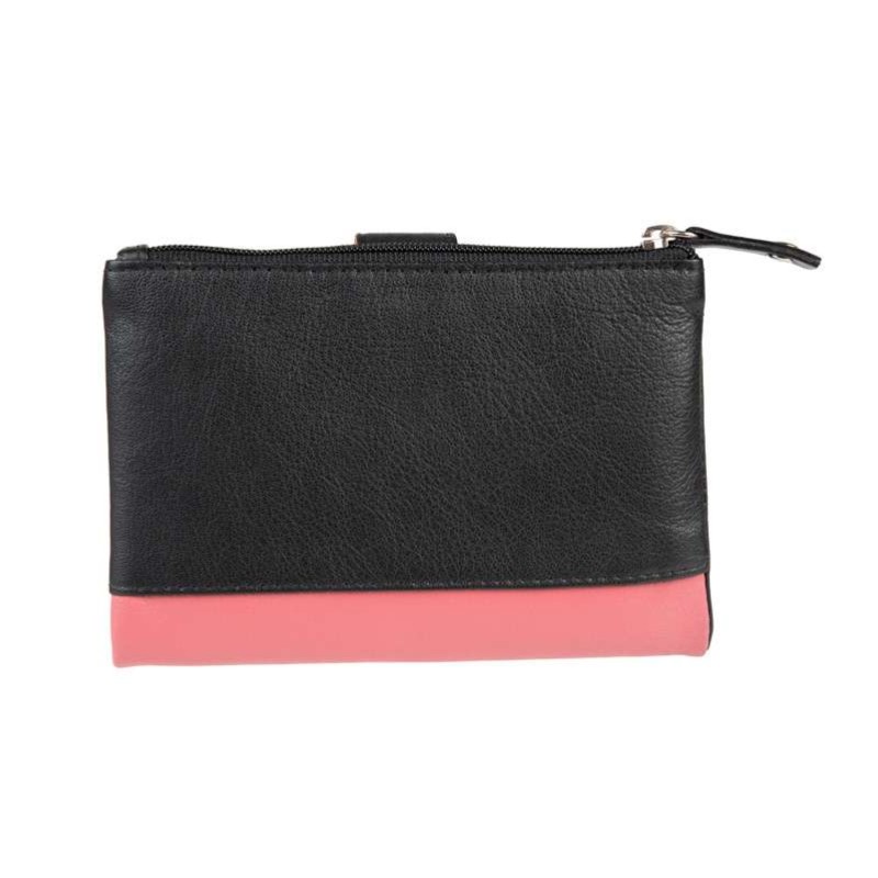 Δερμάτινο πορτοφόλι ροζ