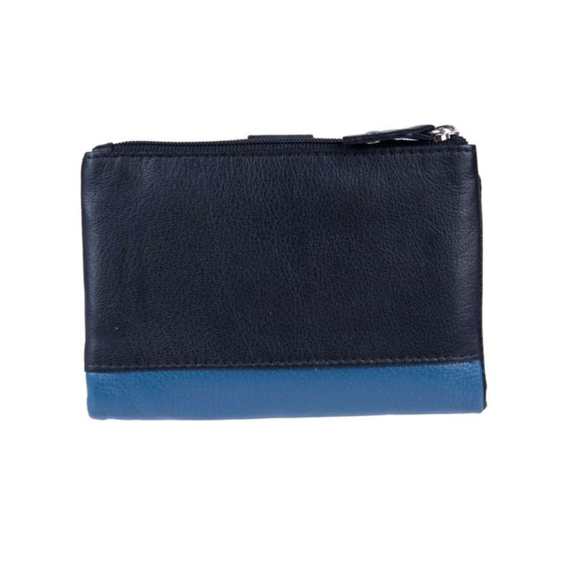 Δερμάτινο πορτοφόλι μπλε