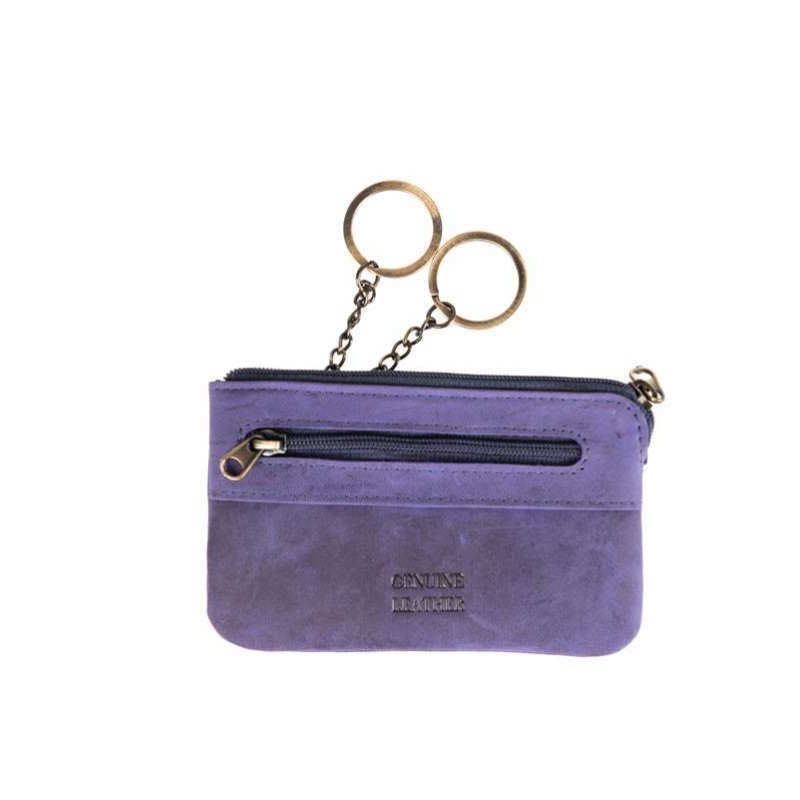 Δερμάτινο πορτοφόλι μπλε