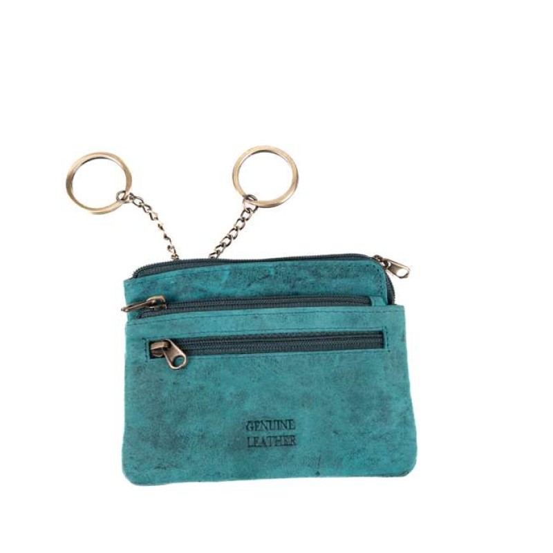 Δερμάτινο πορτοφόλι πράσινο