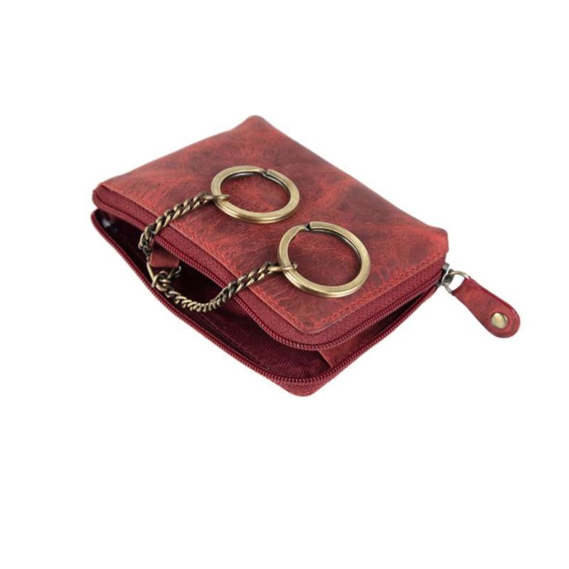 Δερμάτινο πορτοφόλι κόκκινο