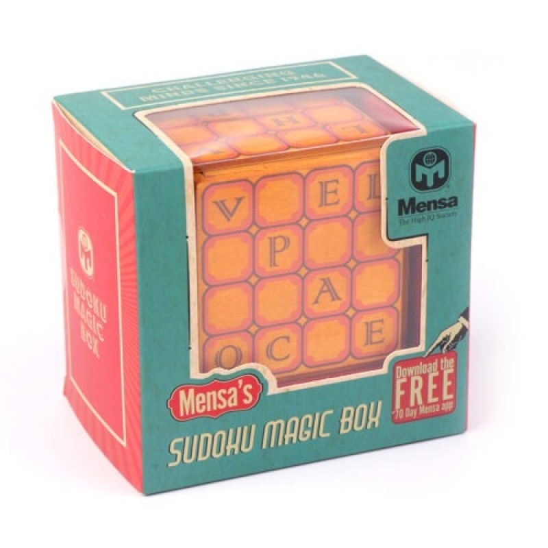Γρίφος ξύλινος Sudoku magic box