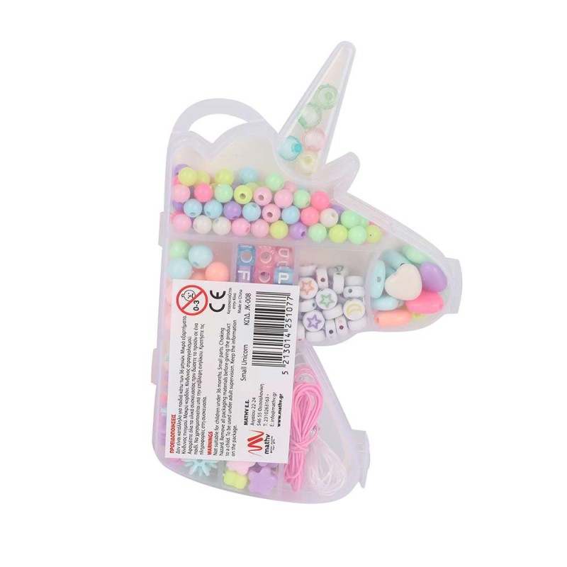 Σετ με χάντρες για κατασκευή κοσμημάτων "Μονόκερος"