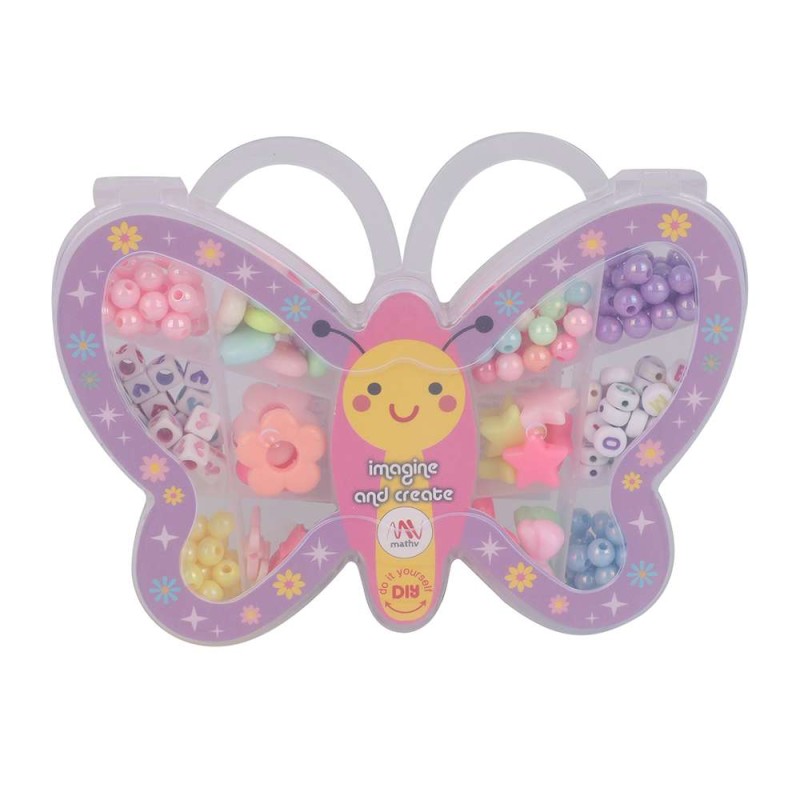 Σετ με χάντρες για κατασκευή κοσμημάτων "Πεταλούδα"