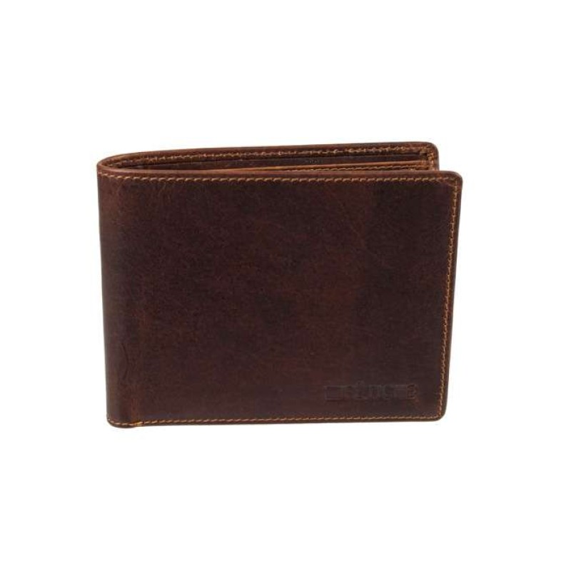 Δερμάτινο πορτοφόλι καφέ