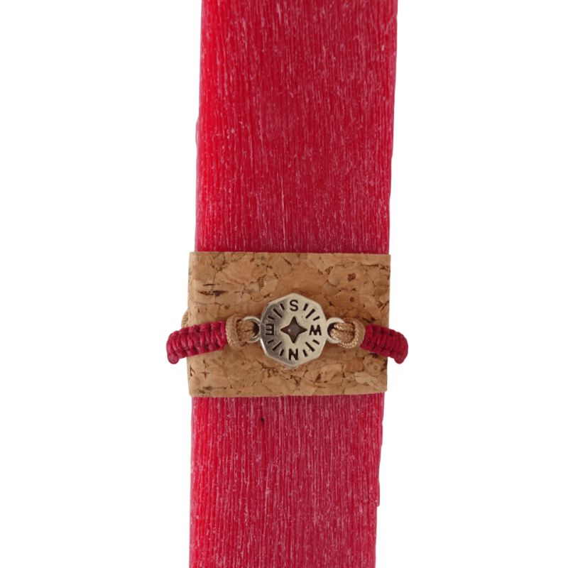 Λαμπάδα με βραχιόλι με πυξίδα