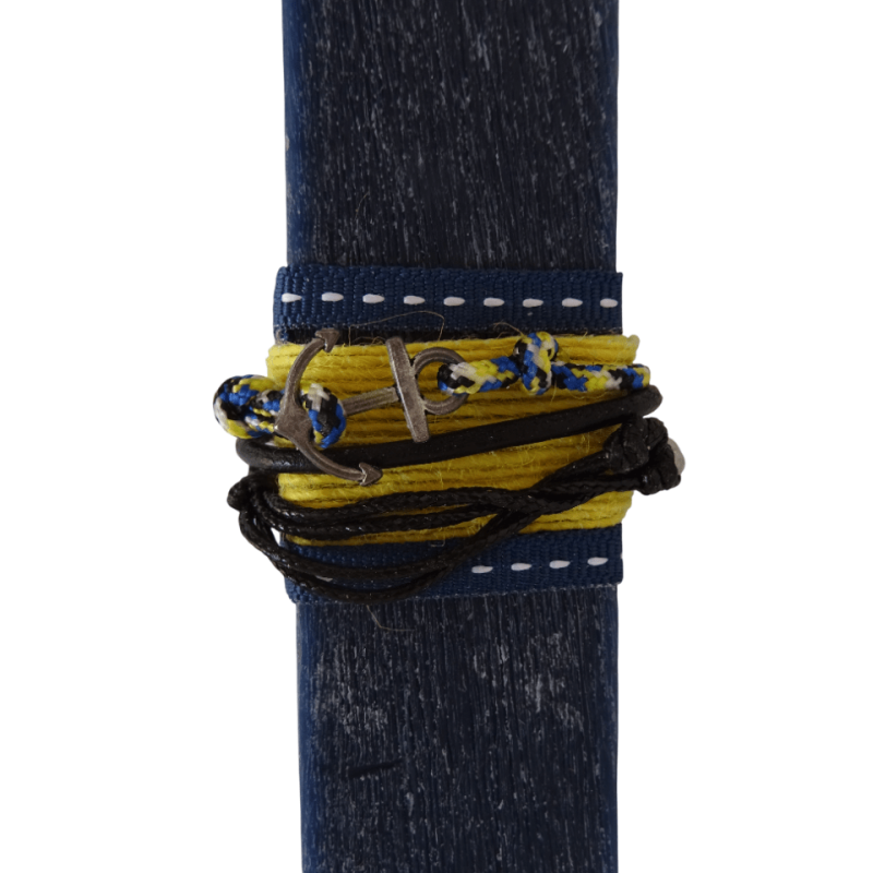 Λαμπάδα με βραχιόλι με άγκυρα