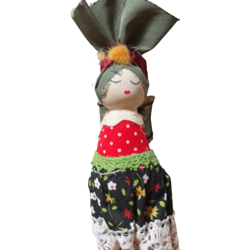 Λαμπάδα με καρφίτσα γυναικεία φιγούρα