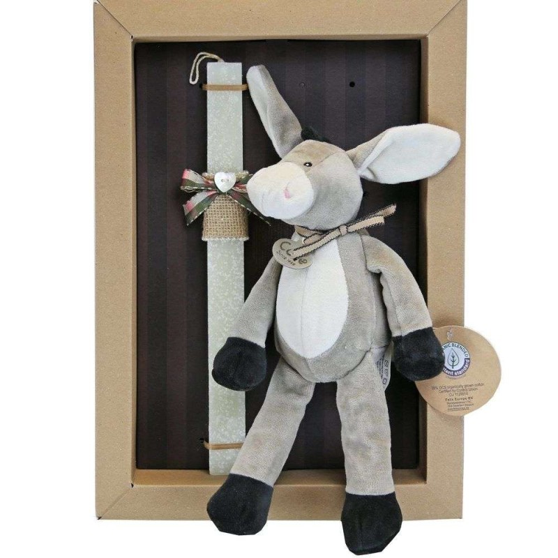 Λαμπάδα Γάιδαρος οργανικό βαμβάκι